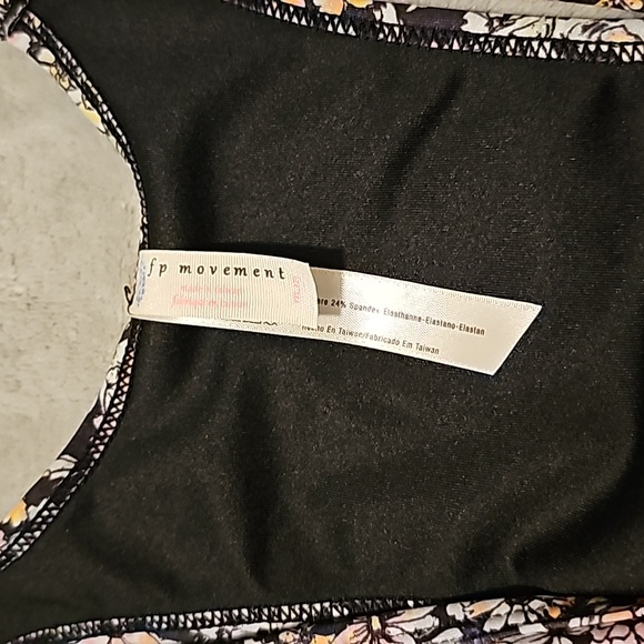 FP Movement by Free People Floral Jumpsuit - Black and Orange - Picture 2 of 4